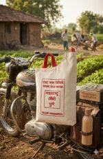 KP2® Canvas Cold Water Bag 4 ltr for Picnic, Tour, Journey, Outdoor Hiking Camping/Water Cooling Bag | Picnic Tour Journey Outdoor Hiking Camping/Water Cooling Canvas Bag - Image 3